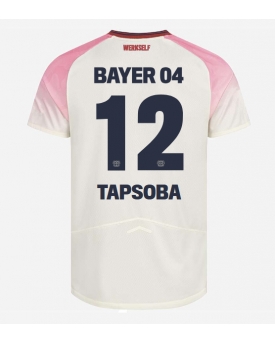Billige Fotballdrakt Bayer Leverkusen Edmond Tapsoba #12 Replika Bortedrakt 2025-26 Kortermet Billige Fotballdrakt Bayer Leverkusen Edmond Tapsoba #12 Replika Bortedrakt 2025-26 Kortermet